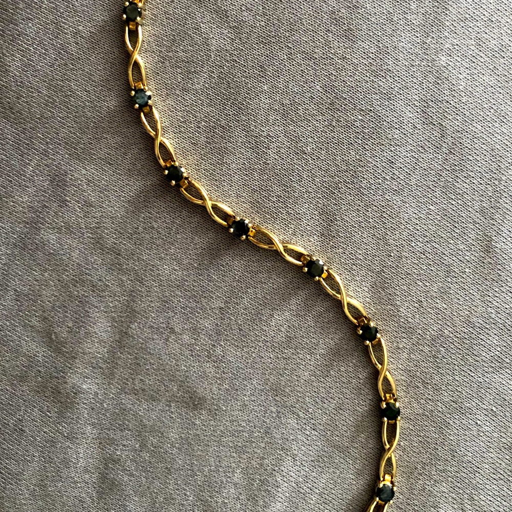 Blue Sapphire Tennis Bracelet